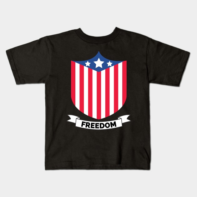 Veterans day, freedom, is not free, lets not forget, lest we forget, millitary, us army, soldier, proud veteran, veteran dad, thank you for your service Kids T-Shirt by Famgift